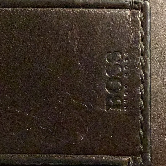 Vintage Hugo Boss brown leather satchel - Picture 4 of 8